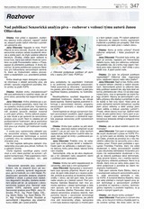Interview - Jana Olšovská - Above the publication Sensory Analysis of Beer Kvasný průmysl Issue 6, 2017