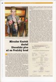 Miroslav Koutek got the Litovel beer all the way to Prague Castle – Food Revue, Issue No. 1, 2015