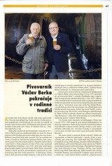 The brewer Václav Berka continues the family tradition