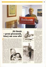 Jiří Boček – první pivovarník, který má svou ulici