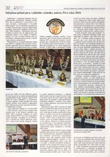 Sdružení přátel piva vyhlásilo výsledky ankety Pivo roku 2016 - Kvasný průmysl č. 1, 2017