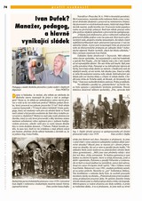 Ivan Dufek? Manažer, pedagog, a hlavně vynikající sládek