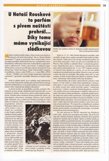 U Nataši Rouskové to parfém naštěstí prohrál...