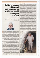 Klášterní pivovar v Břevnově  opět navazuje na tisíciletou tradici vaření piva