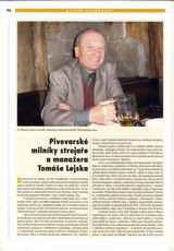 Pivovarské milníky strojaře a manažera Tomáše Lejska