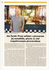 Jan Šuráň: První setkání s pivovarem jej nenadchlo, přesto se stal respektovaným pivovarníkem
