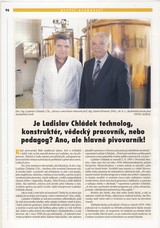 Ladislav Chládek technolog, konstruktér, vědecký pracovník a pivovarník
