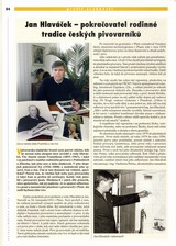 Jan Hlaváček – pokračovatel rodinné tradice českých pivovarníků