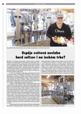 Uspěje světová novinka  hard seltzer i na českém trhu?