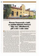 Pivovar Prouzových v Lobči se podobá bájnému Fénixovi